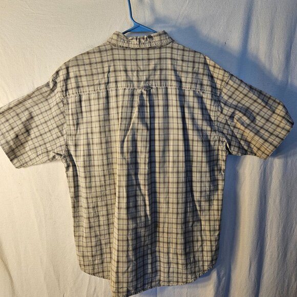 Men's Button Down Short Sleeve Shirt by Arizona Jeans --- ITEM #1860 - Picture 2 of 2